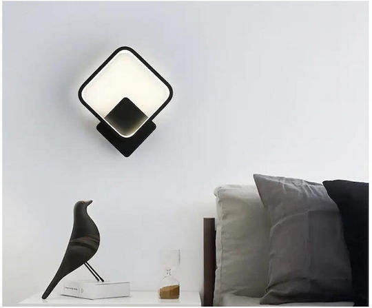 Lamp Wall LED Black 22.5x22.5x5.5cm Lamp Wall LED Black 22.5x22.5x5.5cm