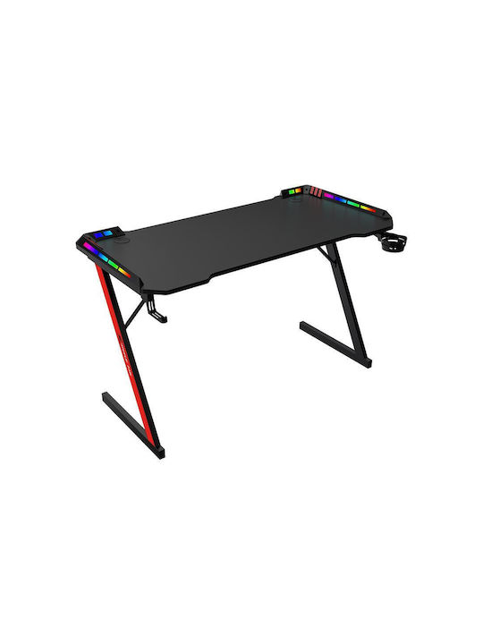 Γραφείο Gaming Ξύλινο Led με LED 118x66.5x74εκ.