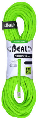 Beal Virus Standard Δυναμικό Σχοινί Ορειβασίας με Μήκος 70m Πράσινο