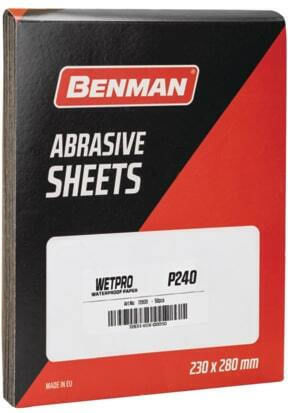 Benman Φύλλο Λείανσης Απλό 280x230mm