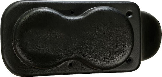 Cik Car PU Armrest for Mercedes-Benz A Class W168 2001-2004 Black