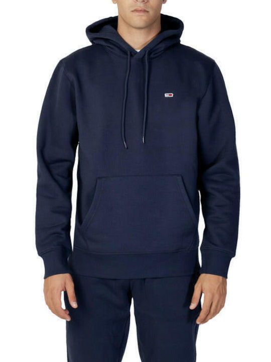 Tommy Hilfiger Men's Sweatshirt with Hood and Pockets Blue