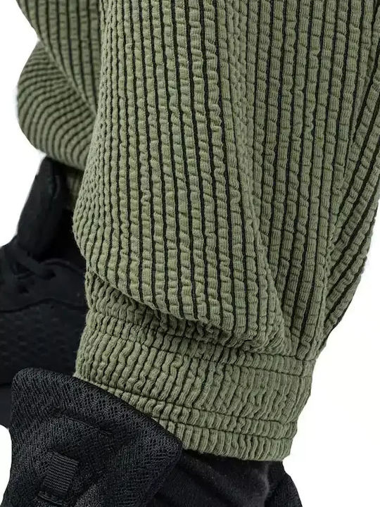 Boston Men's Sweatpants with Elastic Khaki