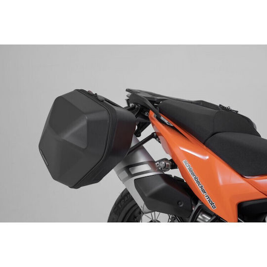 SW-Motech Motorcycle Hard Side Case Set 33lt in Black Colour