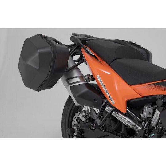 SW-Motech Motorcycle Hard Side Case Set 33lt in Black Colour