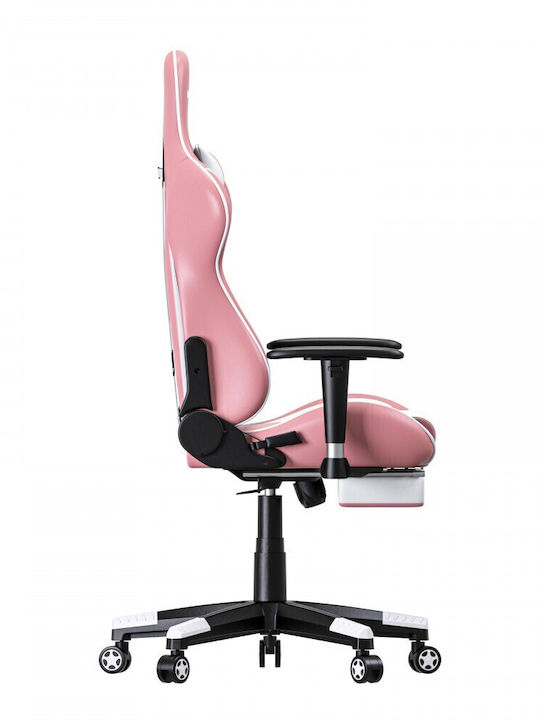 Oneray D0921F Gaming Stuhl mit Fußstütze Rosa