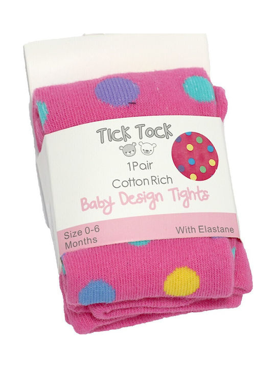 Kinderstrumpfhose Polka Dot Pink