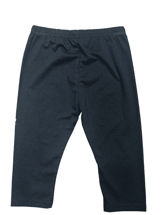 Kinder Leggings Lang Black Mono Star