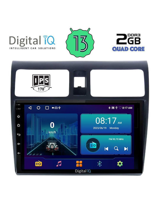 Digital IQ Car Audio System for Suzuki Swift 2005-2011 (Bluetooth/USB/WiFi/GPS/Apple-Carplay/Android-Auto) with Touch Screen 10"