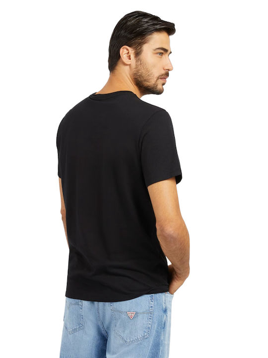 Guess M Ss Men's Short Sleeve Blouse Black