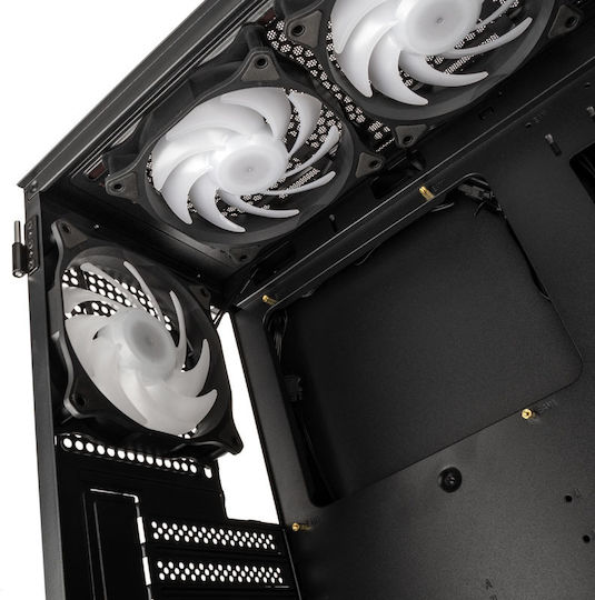 Kolink Observatory MX Mesh ARGB Gaming Midi Tower Computer Case with Side Window Black