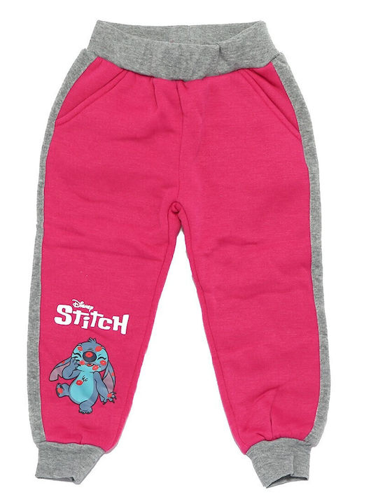 Παιδικό Σετ Φόρμας Φούξια 2τμχ Lilo & Stitch