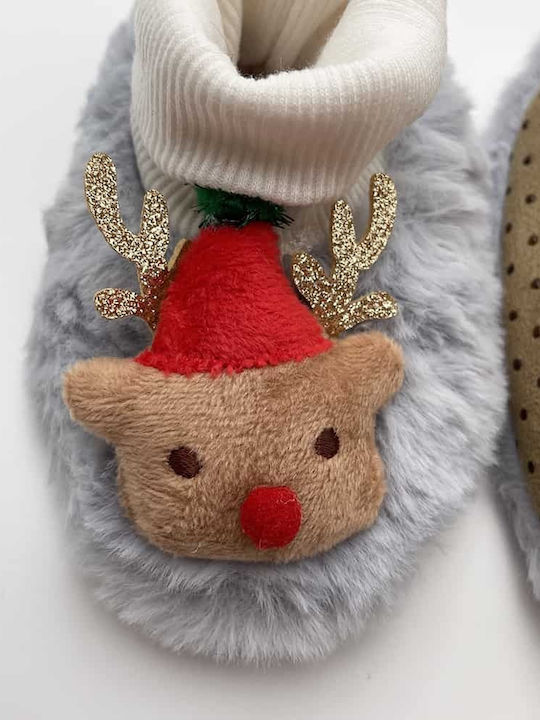 Topaki Rutschfeste Kinder Söckchen Grey