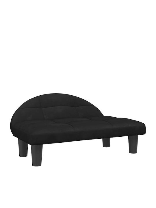 vidaXL Sofa Dog Black 70x52cm vidaXL Sofa Dog Black 70x52cm