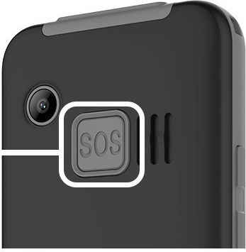 MyPhone Halo 3 Dual SIM Κινητό με Μεγάλα Κουμπιά (Αγγλικό) Μαύρο