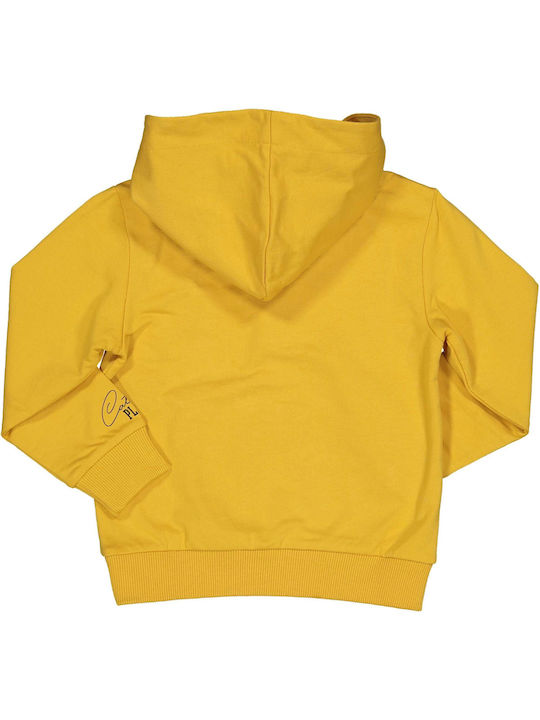 Birba Trybeyond Kids Sweatshirt with Hood and Pocket Yellow