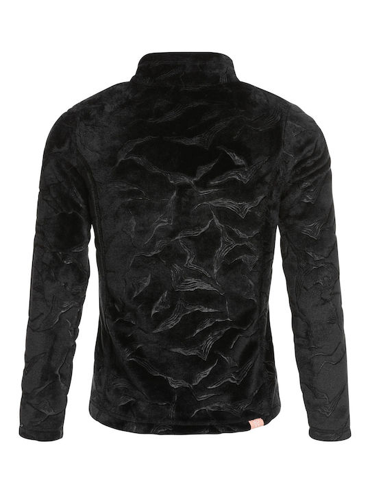 Roxy Παιδική Ζακέτα Fleece Μαύρο (KVJ0-BLACK)