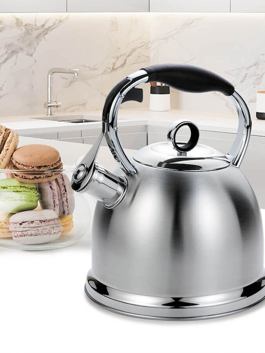 Maestro Τσαγιέρα Ανοξείδωτη Ασημί 3000ml
