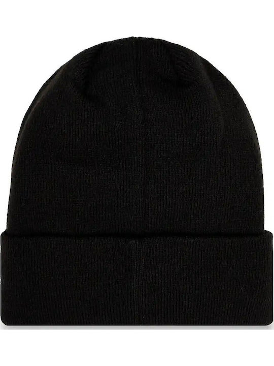 Badge Bulls Beanie Unisex Beanie Knitted in Black color