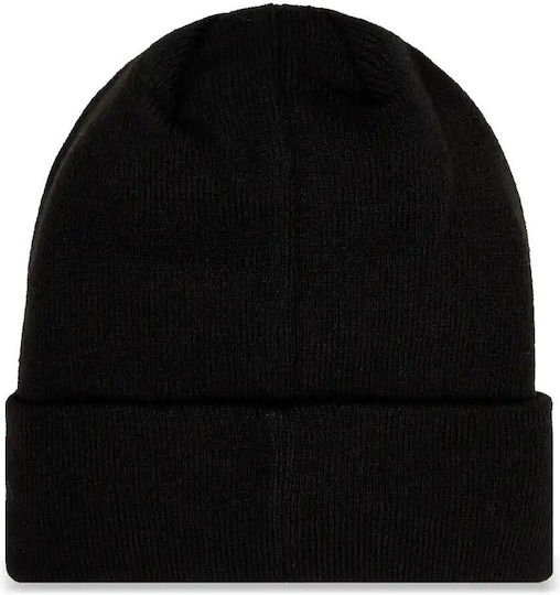 Badge Bulls Beanie Unisex Beanie Knitted in Black color