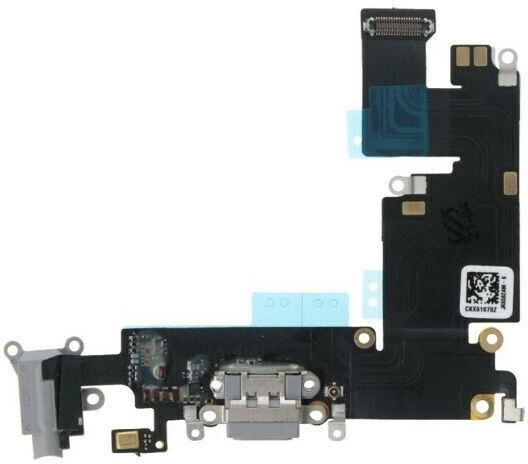 Cablu flexibil cu Port de încărcare în culoarea Gri pentru iPhone 6 Plus.