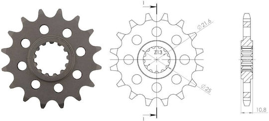 Supersprox Front Sprocket for Yamaha MT-07