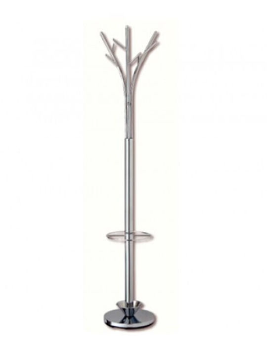 Import Hellas Καλόγερος Μεταλλικός Ασημί 173cm