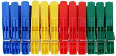 Viosarp Clothespins made of Plastic in Color 24pcs