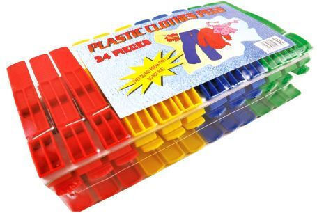 Viosarp Clothespins made of Plastic 24pcs
