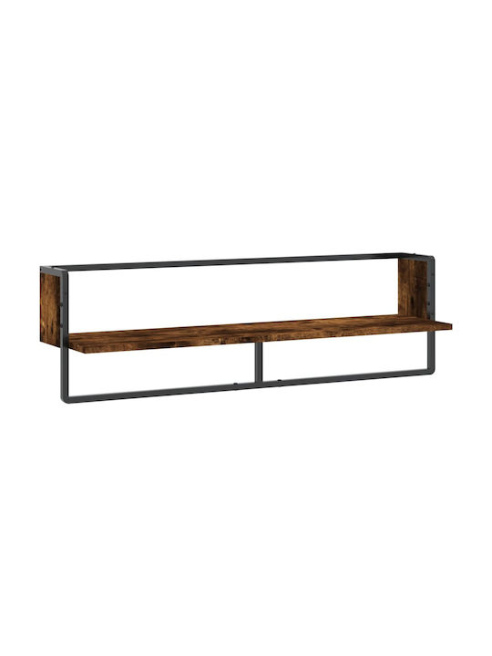 Shelf Wall Smoky Oak 100x25x30cm