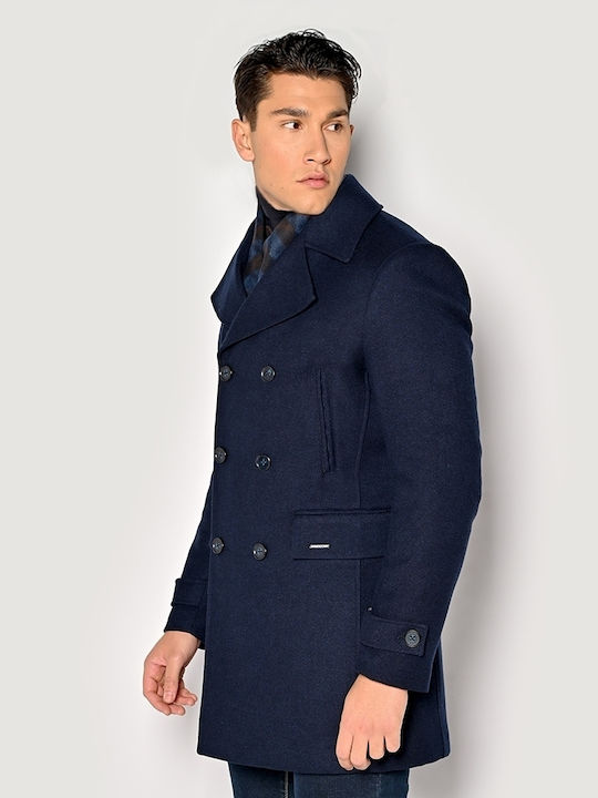 Herren Mantel Blue
