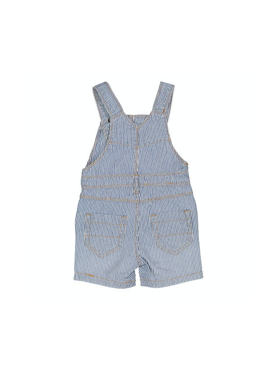 Birba Trybeyond Kids Denim Overall Striped Blue