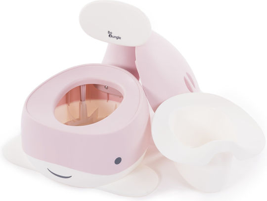Bo Jungle Potty Chair Whale with Lid Pink up to 25kg