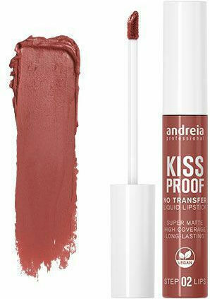 Andreia Professional Kiss Proof Lang anhaltend Flüssig Lippenstift Matt Nude Blush 05 8ml