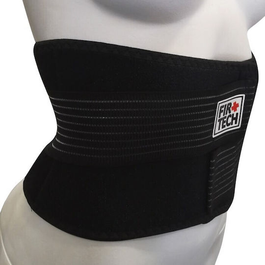 Firtech Elastisch Gürtel Taille Höhe 16cm in Schwarz Farbe 48128