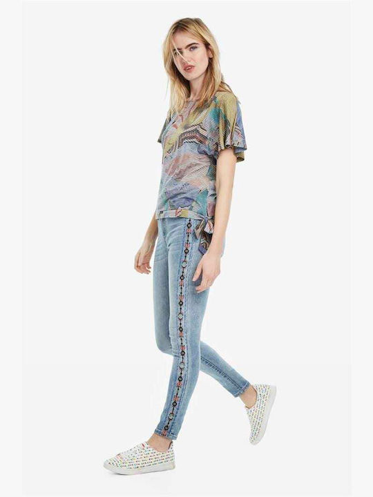 Desigual pentru Femei Bluză Mâneci scurte Multicolor