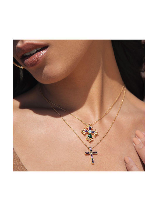 Rebecca Women's Cross with Chain