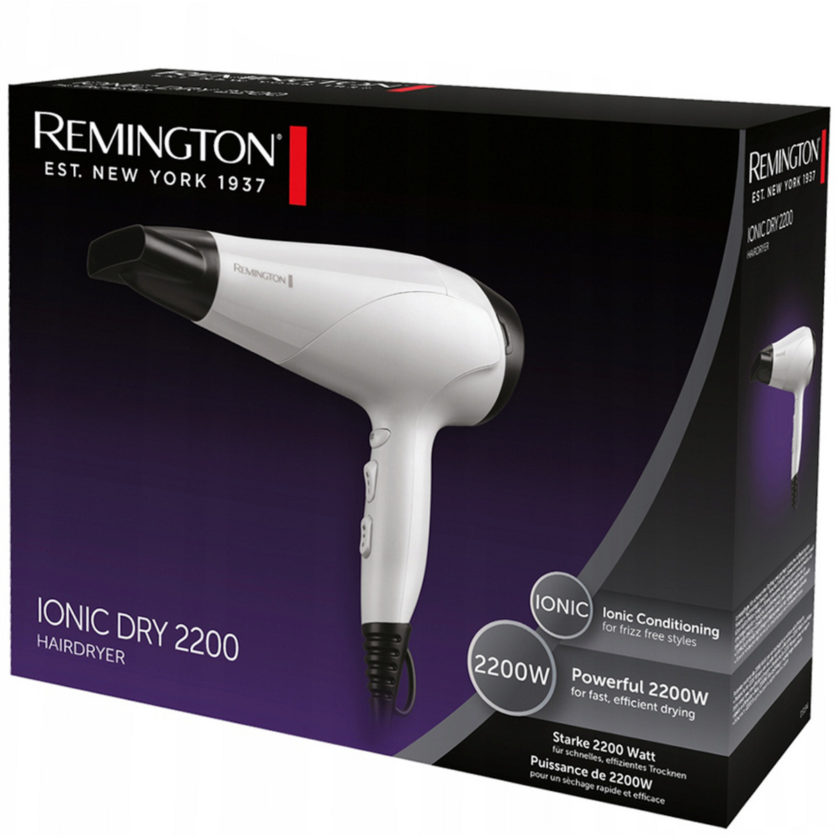 Remington Ionic Hair Dryer 2200W D3194