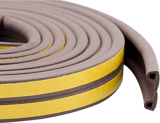 Geko Rubber Draft Stopper Door in Brown Color