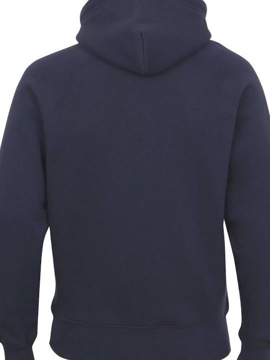 Gant Herren Sweatshirt mit Kapuze und Taschen Navy