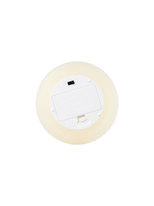 GloboStar Dekorative Lampe Wachs-Politur Weiß
