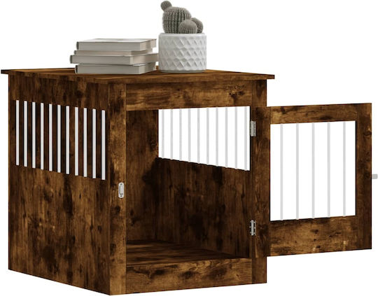 vidaXL Dog House Outdoor Brown 64.5x80x71cm