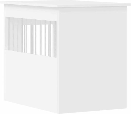 vidaXL Dog House Outdoor White 55x80x68cm