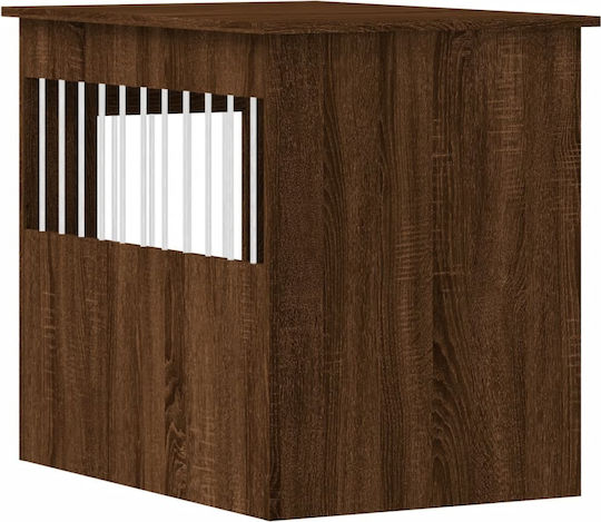 vidaXL Dog House Outdoor Brown 55x80x68cm