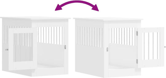 vidaXL Dog House Outdoor White 55x80x68cm