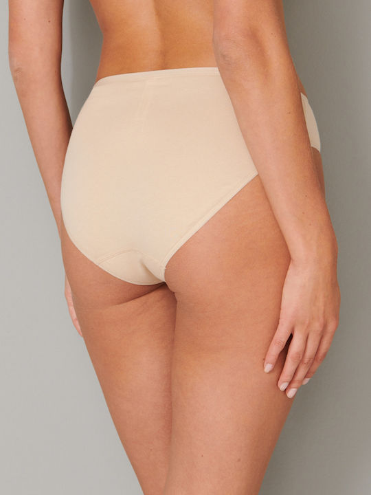 Schiesser Γυναικεία Slip 3Pack Sand