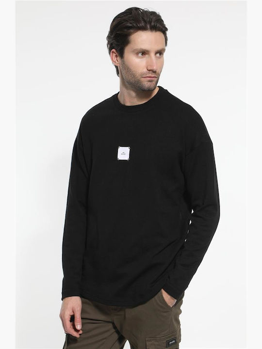 Men's Long Sleeve Sweater BLACK