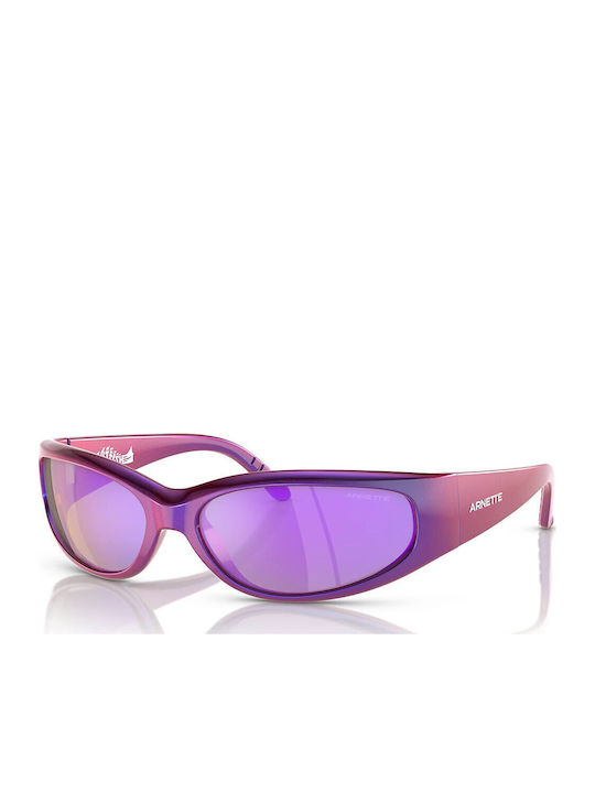 Arnette Catfish Sonnenbrillen Lila mit Kunststoff Gestell