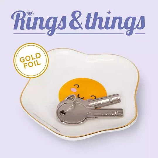 Legami Milano Plate Shallow Ceramic White