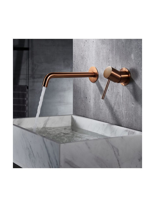 Imex Built-in Mixer & Spout Set for for Bathroom Sink 1 Exit Bronze